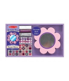 Miroir Fleur à décorer